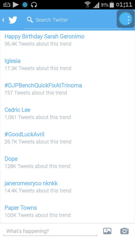 No.1 na popsters!!! Yehey! GIFT FOR MAHAL SARAH G Happy Birthday Sarah Geronimo 