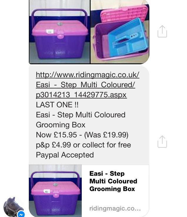 RidingMagic's tweet photo. NEW IN, LARGE SHOWING GROOMING BOX. GRAB IT QUICK FOR A REDUCED PRICE AT: http://t.co/TnP4bpLKdD #equine #equestrian http://t.co/tfNtmQXIp4