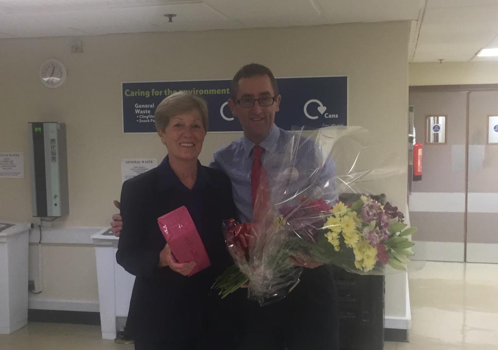 Cathyshep1's tweet photo. 40 years service at Eastleigh Mo May wow and thank you #simplythebest @ @andycruttenden http://t.co/UDKAEL8OEg