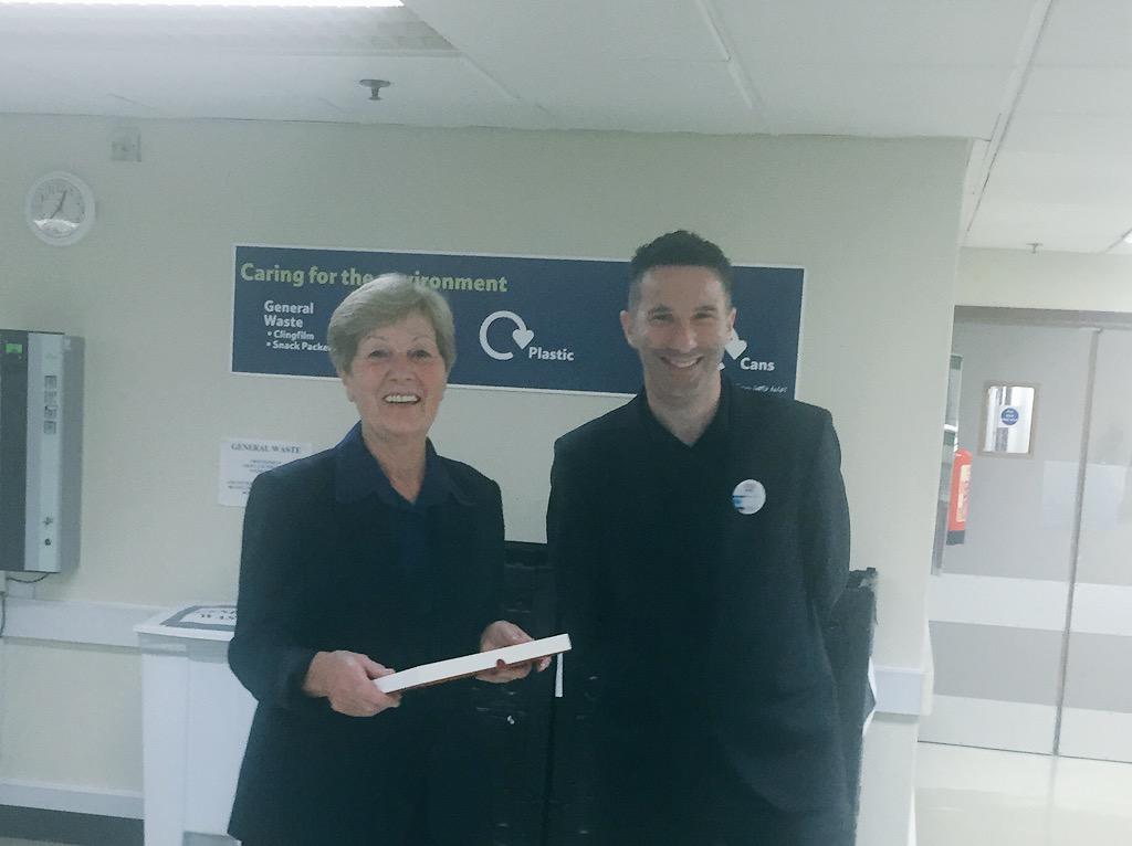 40 years service at Eastleigh Mo May wow and thank you #simplythebest @ @andycruttenden