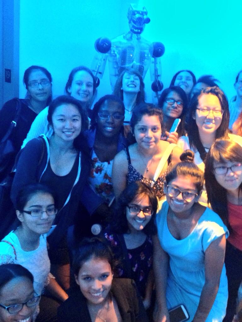 GirlsWhoCodeNYC's tweet photo. Thanks to @ATTAdWorks, @polinchock, and our new animatronic friend Gordon - we had a blast!! #GWCATT #womenintech http://t.co/x77M7BalN2