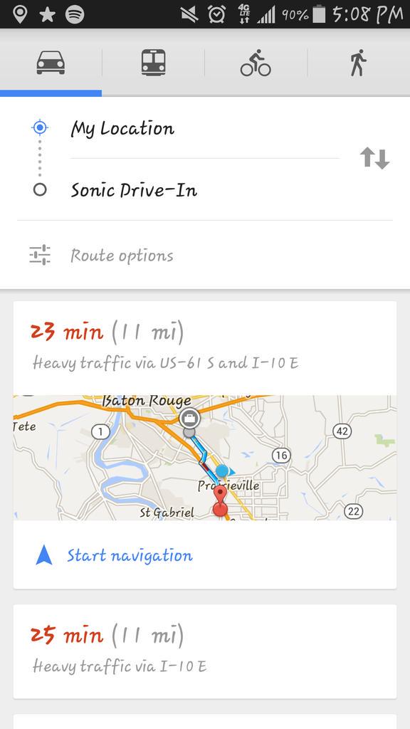Maps randomly picked a place for me to go after I put in my address. Maybe I just need a cherry limeade