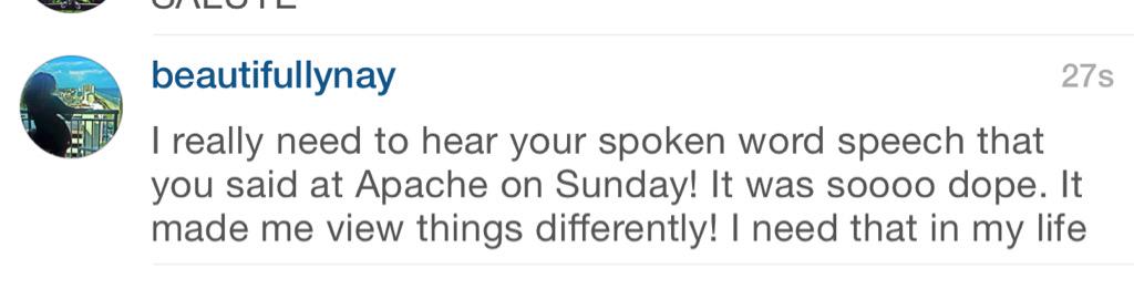 voicesinpower_'s tweet image. Still getting love from performing at #ApacheCafe in #Atlanta. 🙏🏼 this is why I love what I do.