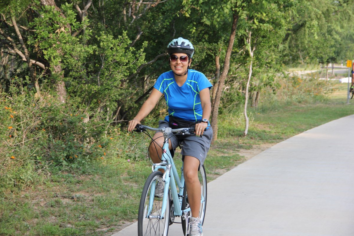 SAParksandRec's tweet photo. #JulyPRM #Celebrate A-Z R is for ride your bike! Enjoy our greenway trails. #saparksandrec http://t.co/AewxxsENAi http://t.co/mBqJnKMm5i