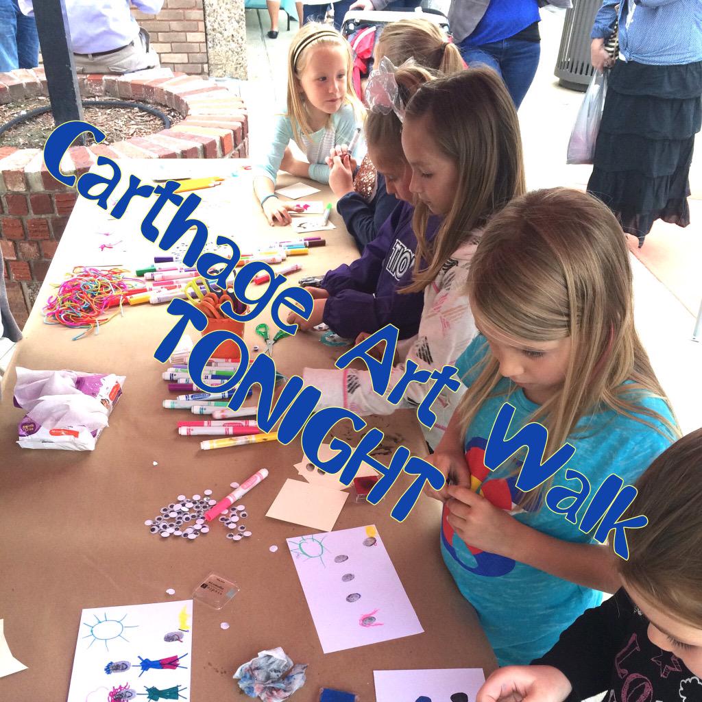 AFCarthage's tweet photo. Get creative with us #ArtAroundTheWorld tonight on the Carthage Square! 6pm-9pm @CarthageCVB http://t.co/cBz9bXjAdV