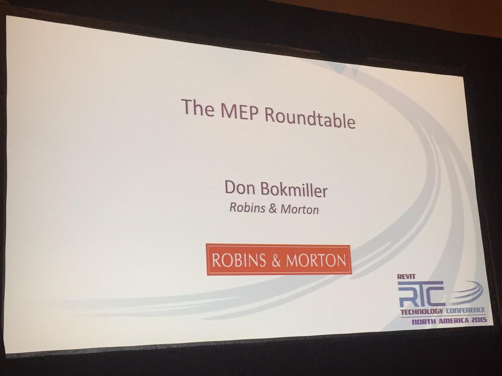 Wrapping up #RTCNA Day 2 Sessions with MEP Round Table. Thanks for hosting <a href="/dbokmiller/">Don Bokmiller</a>.
