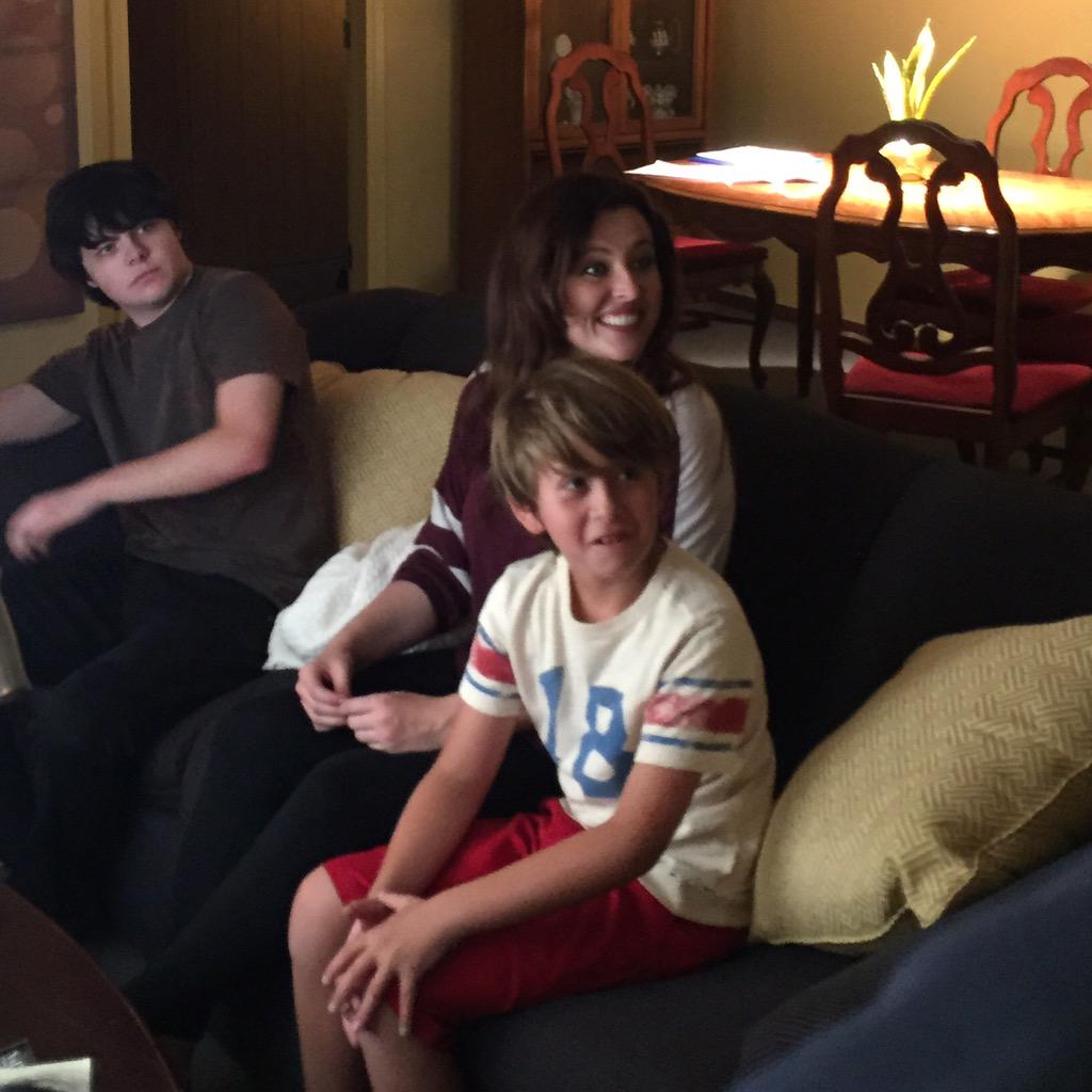 racheytach's tweet image. My sons new movie fam :) #codeblue #dayone #happyfamily @CodeBlueFilm @BrendanKJMeyer