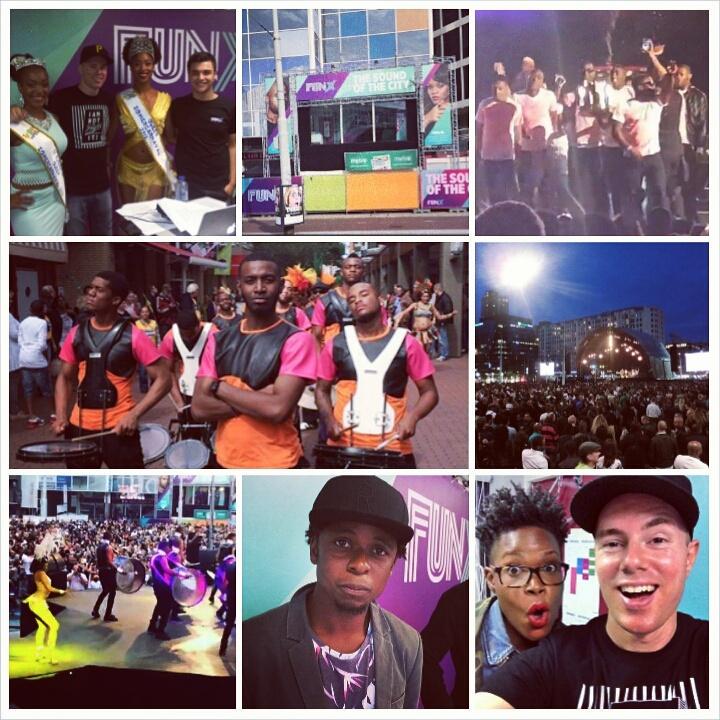FunX's tweet photo. Het was hopi gezellig bij de #BattleOfDrums! Morgen zendt #FunX weer live uit bij 't #Zomercarnaval! #RU15 http://t.co/x3rLXO4slu