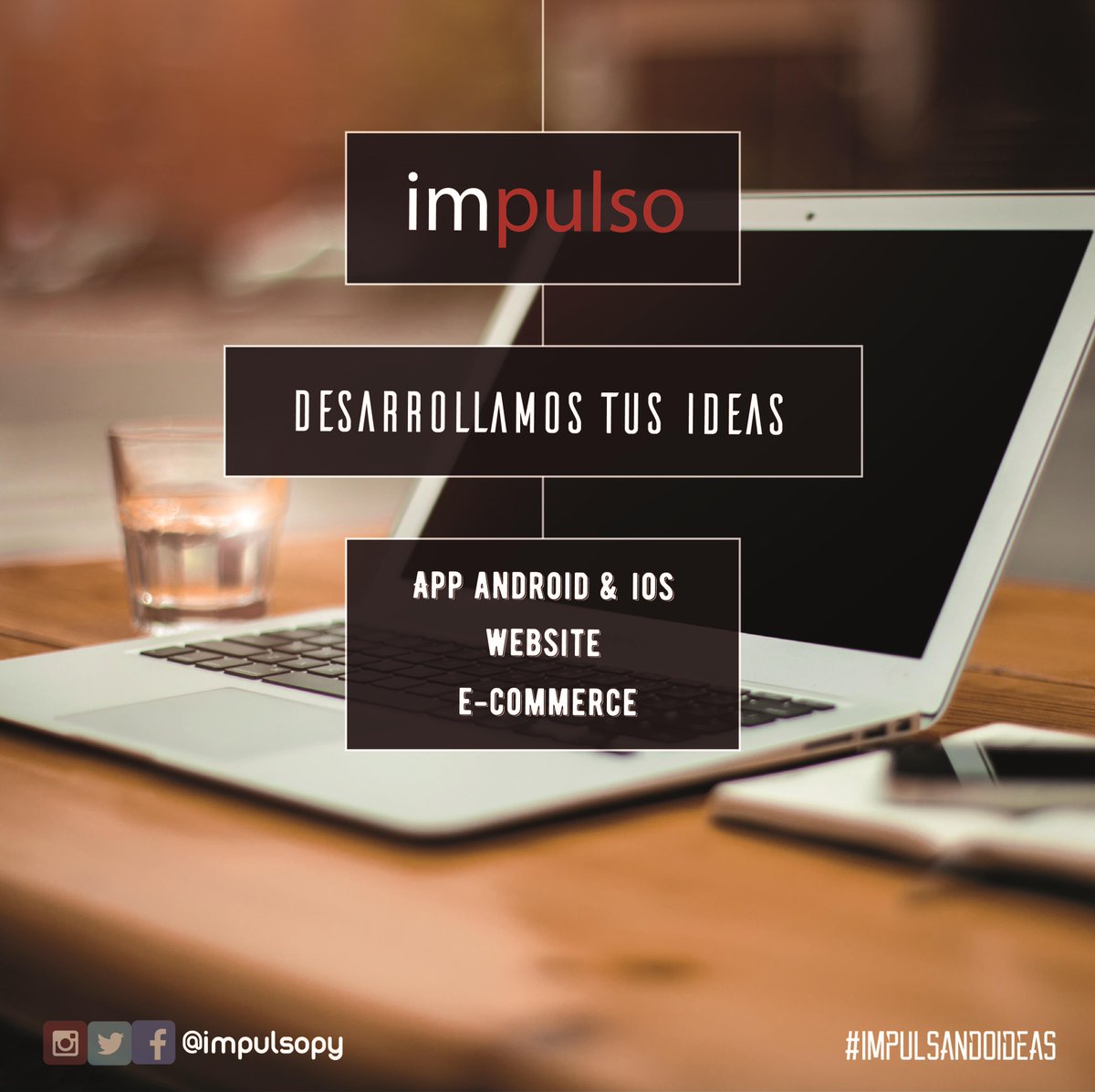 impulsopy's tweet image. ¡Que no se te pase una buena oportunidad, anímate a concretar tus proyectos! En Impulso desarrollamos tus ideas.