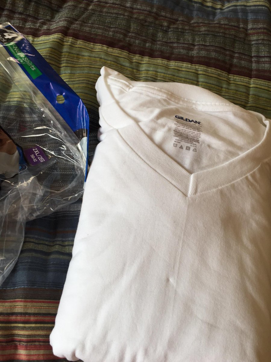 LacyColson's tweet photo. Nothing says summer like a freshly opened pack of V-neck tees 😎 http://t.co/ffXmhkVQkL