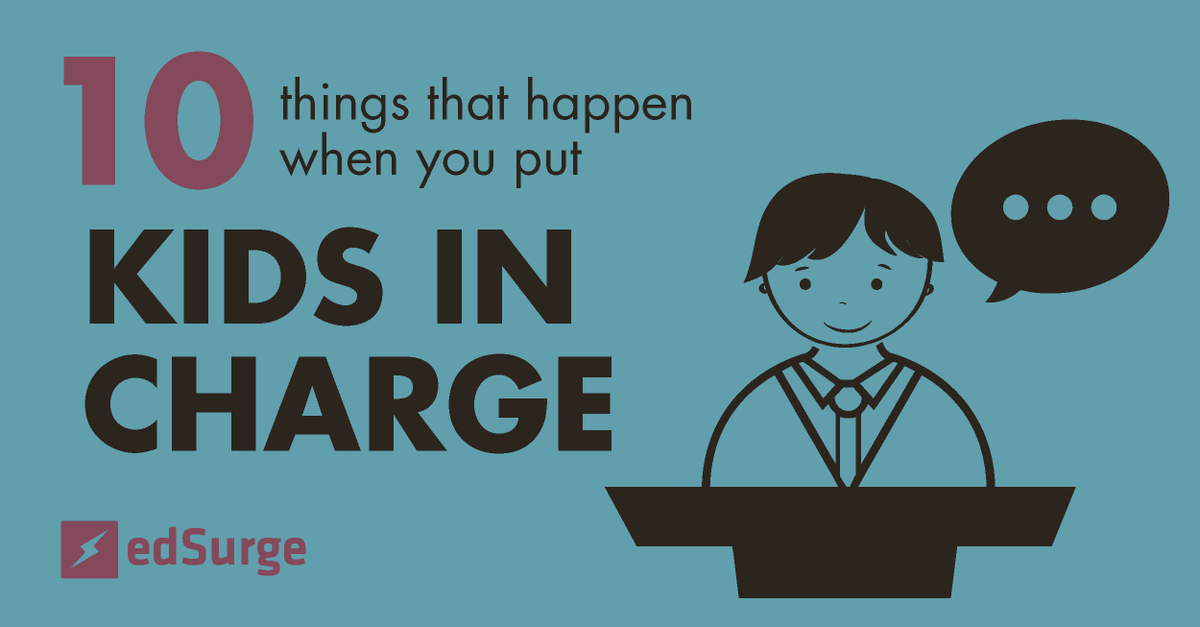 10 Things That Will Surprise You If You Put Kids In Charge bit.ly/1J0Iwv1 #edchat #studentdriven #stuvoice