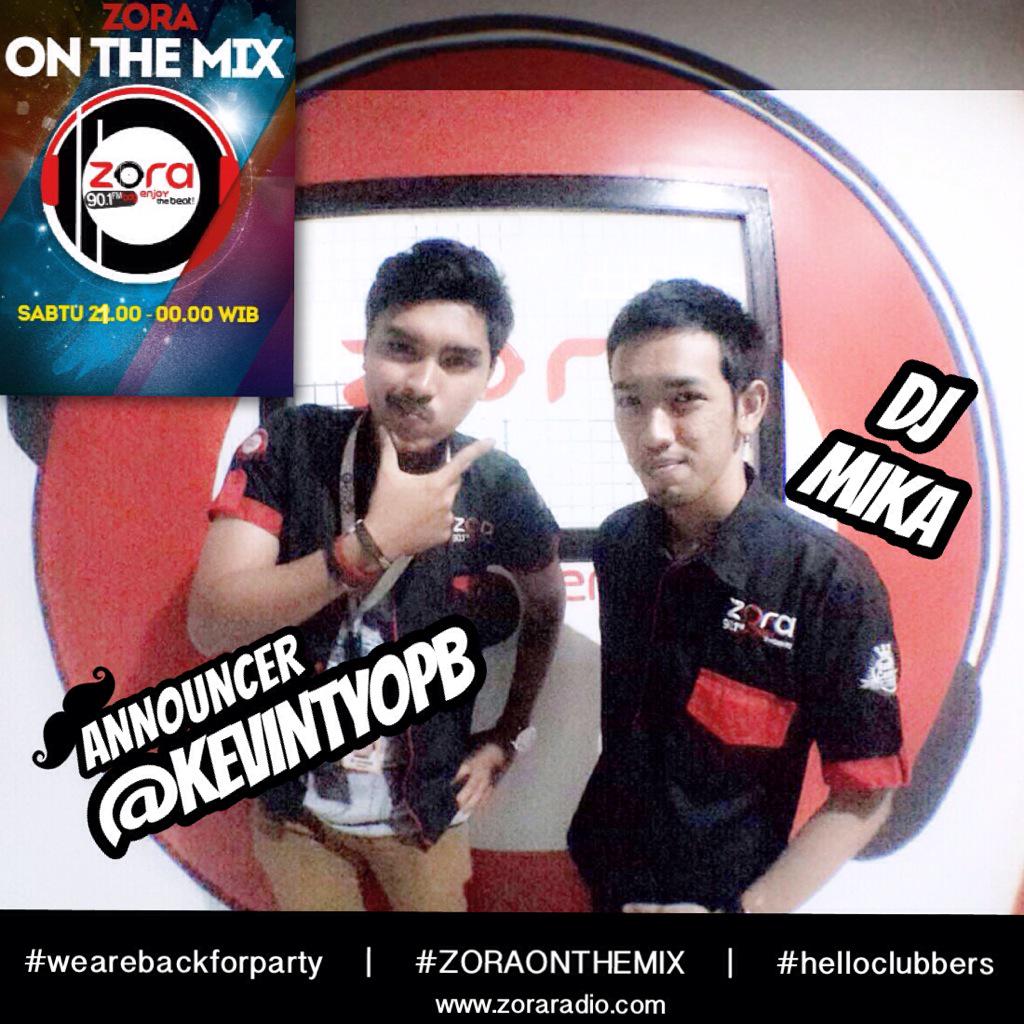 TONIGHT ON 90.1FM @ZORARADIO BDG #ZORAONTHEMIX 9-12 Malam W/announcer <a href="/KEVINTYOPB/">KEVINTYO</a> #HelloCLUBBERS #wearebackforparty