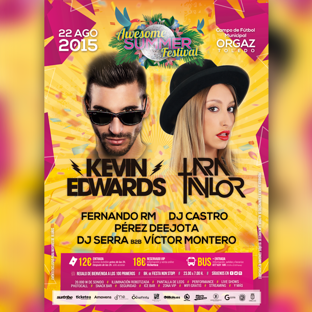 awesomefest_'s tweet photo. ¡PRESENTACIÓN DEL CARTEL! KEVIN EDWARDS, LARA TAYLOR... y muchos más. Ven el próximo 22 de AGO a Orgaz (Toledo). RT!! http://t.co/06UwbOdoAx