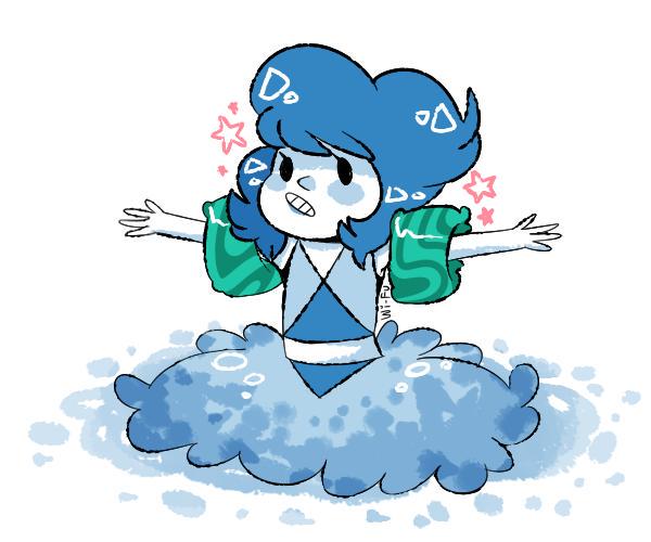 Look at her... Needing floatation devices. Ugh, why am I friends with her?