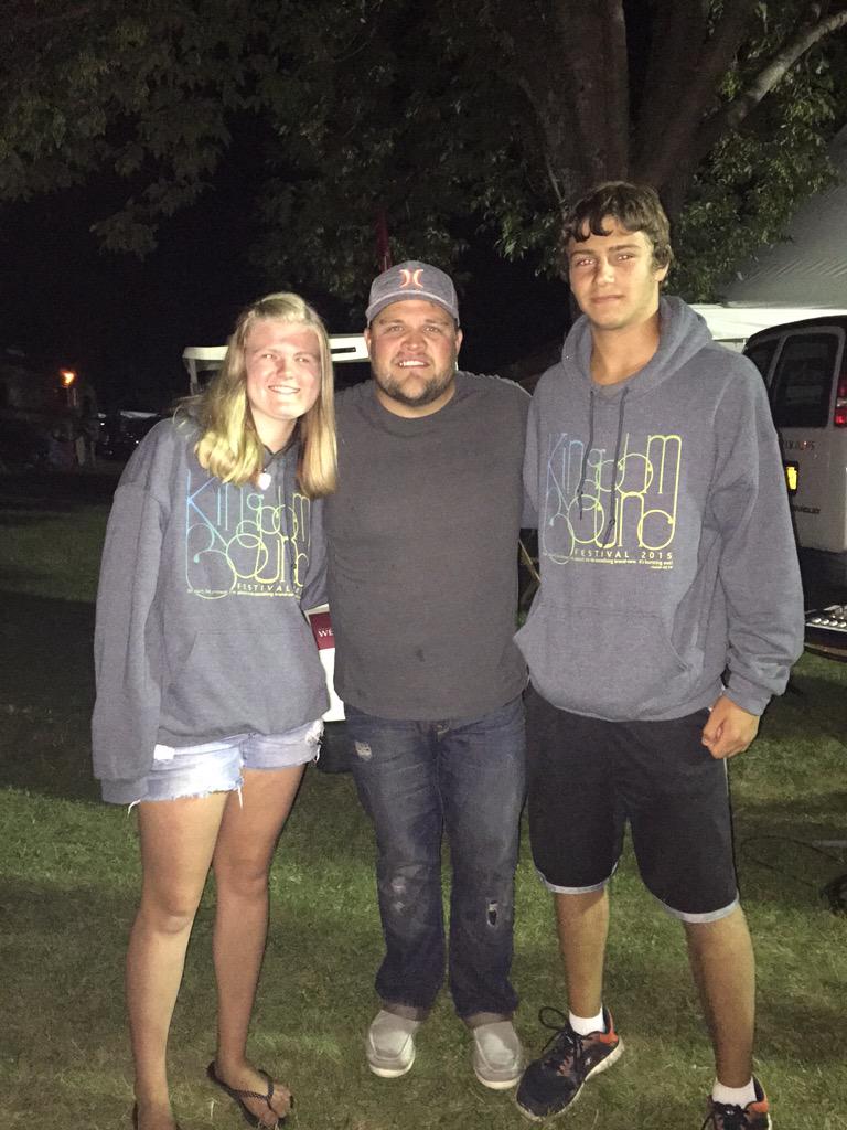 happysarahbear's tweet image. Just met @JJWeeksBand!!! @KingdomBound #KB2015