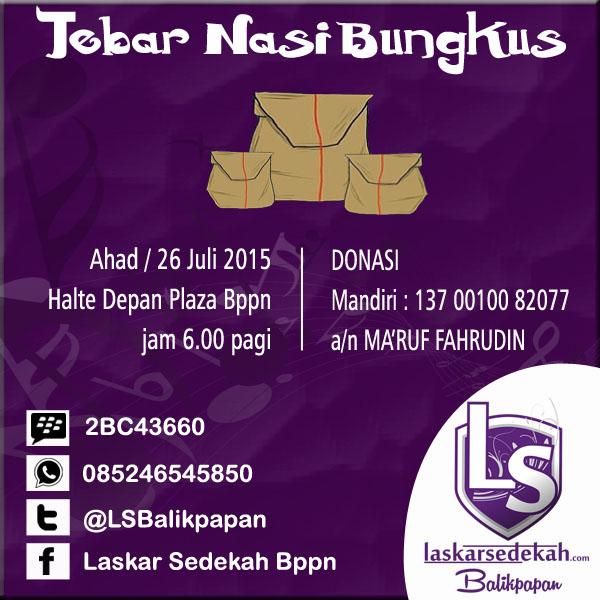 LSBalikpapan's tweet image. #TebarNasiBungkusLS MINGGU jm 6pagi Kumpul di Halte Depan BC @BalikpapanOne @fperwiro @IklanBalikpapan @AwisMenunggu