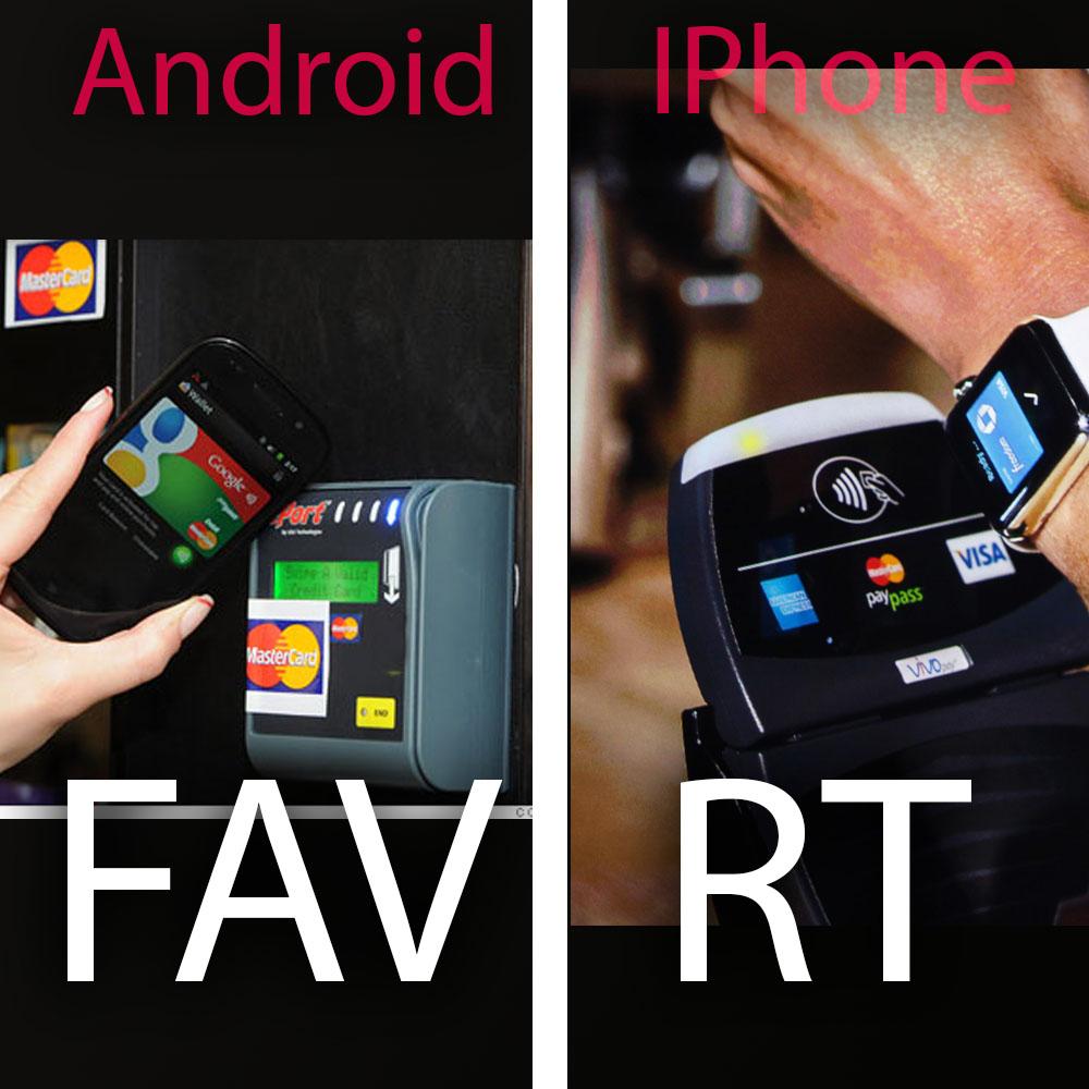 iconMKTAgency's tweet photo. Which would you rather pay with??

[[RT]] if you use #Apple
[[FAV]] if you use #Android http://t.co/mDy7jpm2Ll