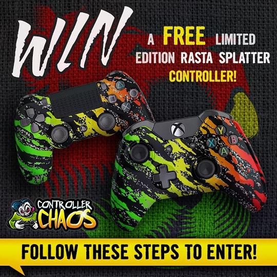 ControllerChaos's tweet photo. In it to win it! #Win a #Free Rasta limited edition #customcontroller while there's still … http://t.co/o2a9pwOrGv http://t.co/FfaKM076CI