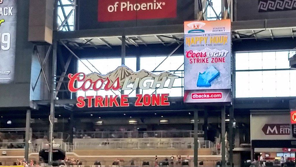 Take advantage of the drink specials at the Coors Light Strike Zone