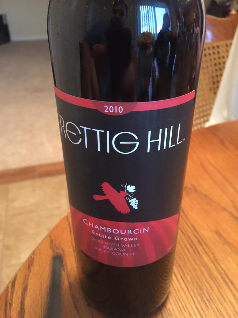 MonBeerKurt's tweet image. Wine of the day: Retting Hill chamborucin. Spicy and yet fruity. Why don&apos;t you have some? @RettigHill
