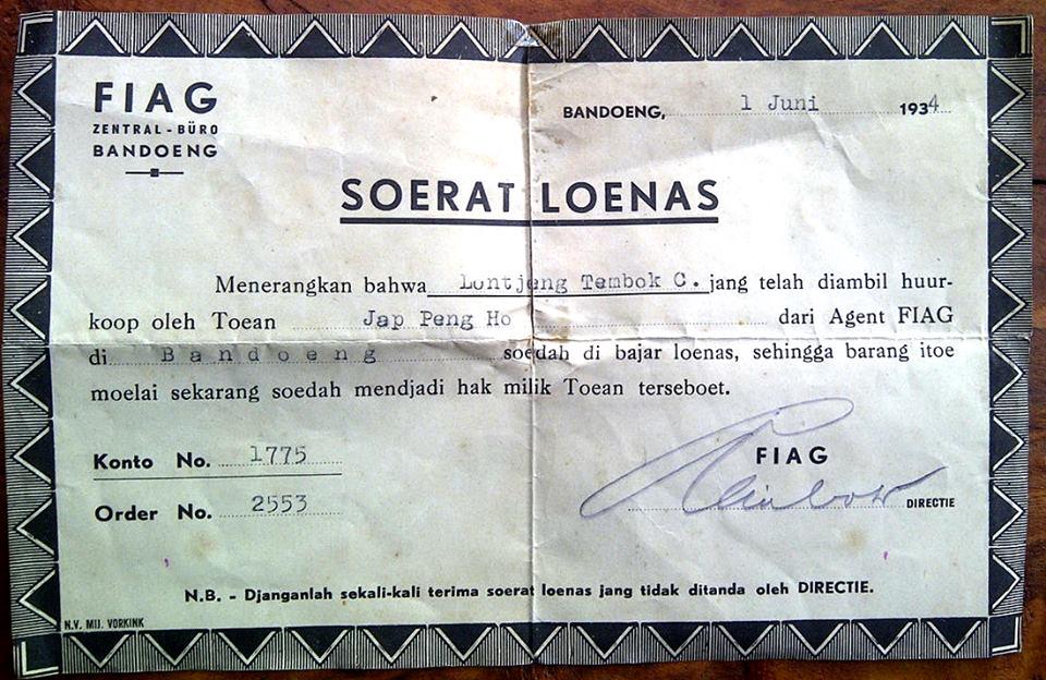 Soerat Loenas 1 Juni 1934 #TempoDoeloe