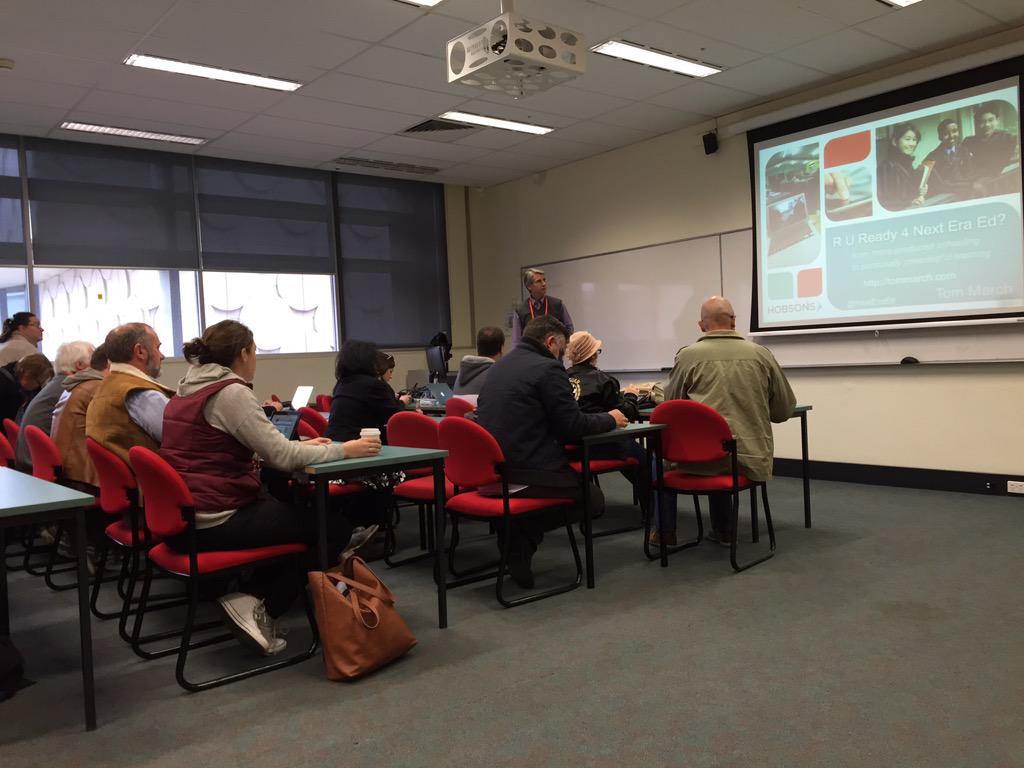 AlexAtHobsons's tweet image. R U Ready 4 Next Era Ed?
#TomMarch speaking at #DigiCon15 #EdTech #Edumate