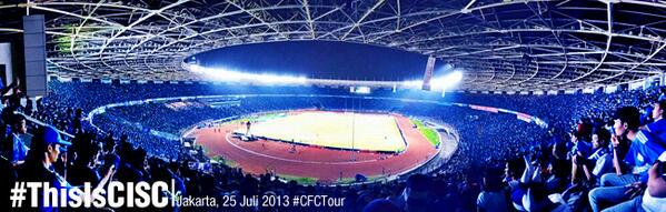#OnThisDay 2 years ago, Gelora Bung Karno Stadium. (Pict by <a href="/ChelseaIndo/">@chelseaindo</a>) #CFCTour