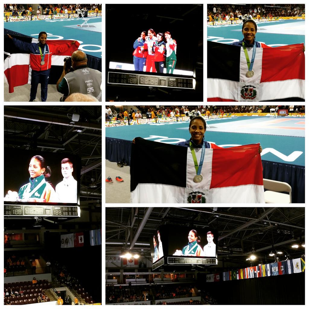 TeamDomDR's tweet photo. Karina Diaz Medalla de Plata #TeamDOM #TeamDomTO2015 #Toronto2015 @COLIMDO http://t.co/0KDYCWS5G7