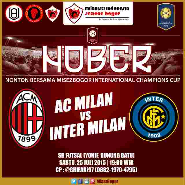 Derby, Malem minggu, prime time, halal bihalal, masih mau nonton di rmh? :D