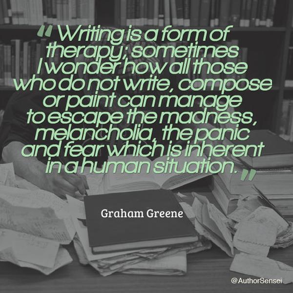 AuthorWriters's tweet image. "Writing is a form of therapy..." #amwriting #retweetifyouagree