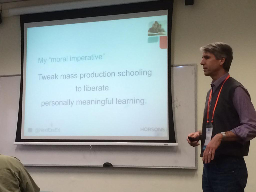 AlexAtHobsons's tweet image. "We need to redefine what real learning is." #DigiCon15 @edumate_k12 @digi_con #Edumate