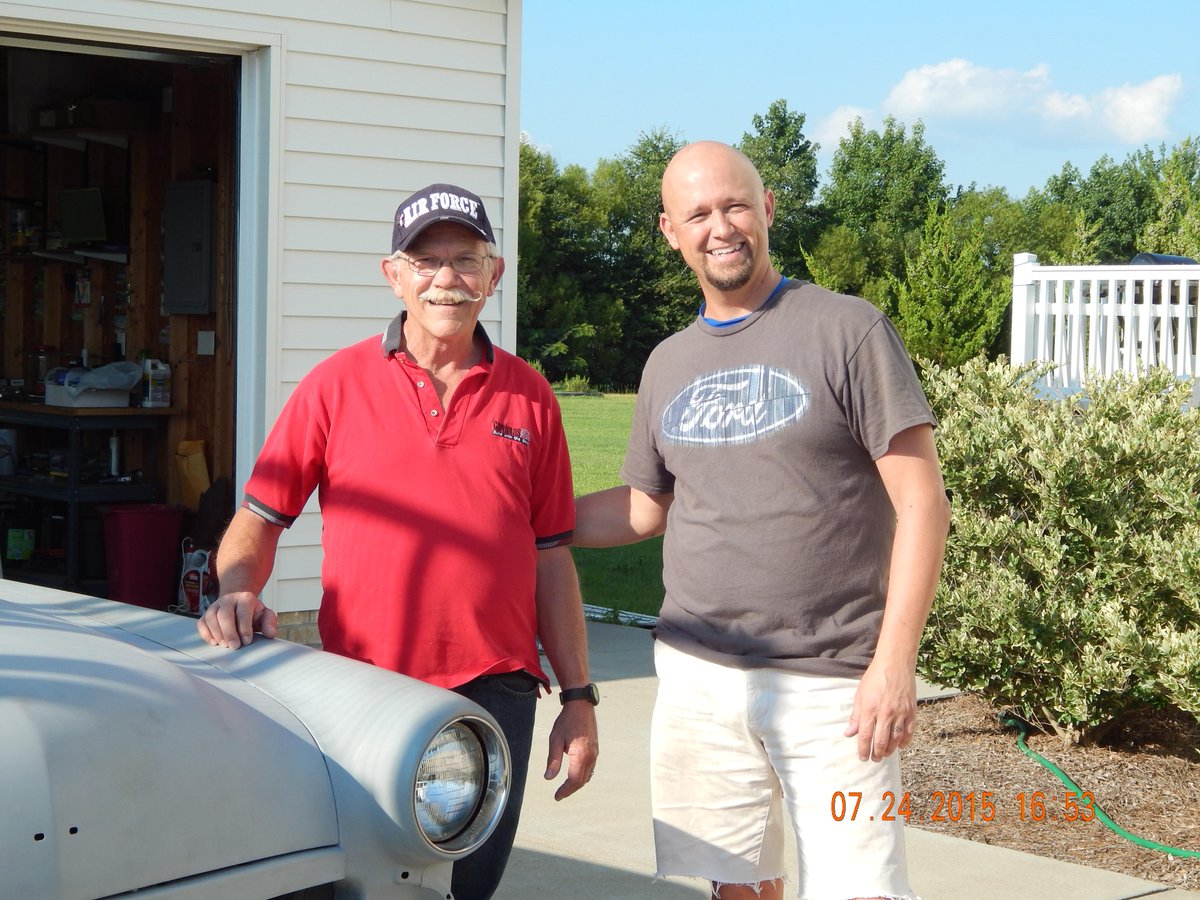 BuildSheetPro's tweet image. July 24,1953-original sale date of my led sled. 62yrs (exactly)later-original owner&apos;s gr-son reunited with the car
