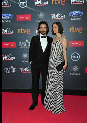 Santiago cabrera and wife