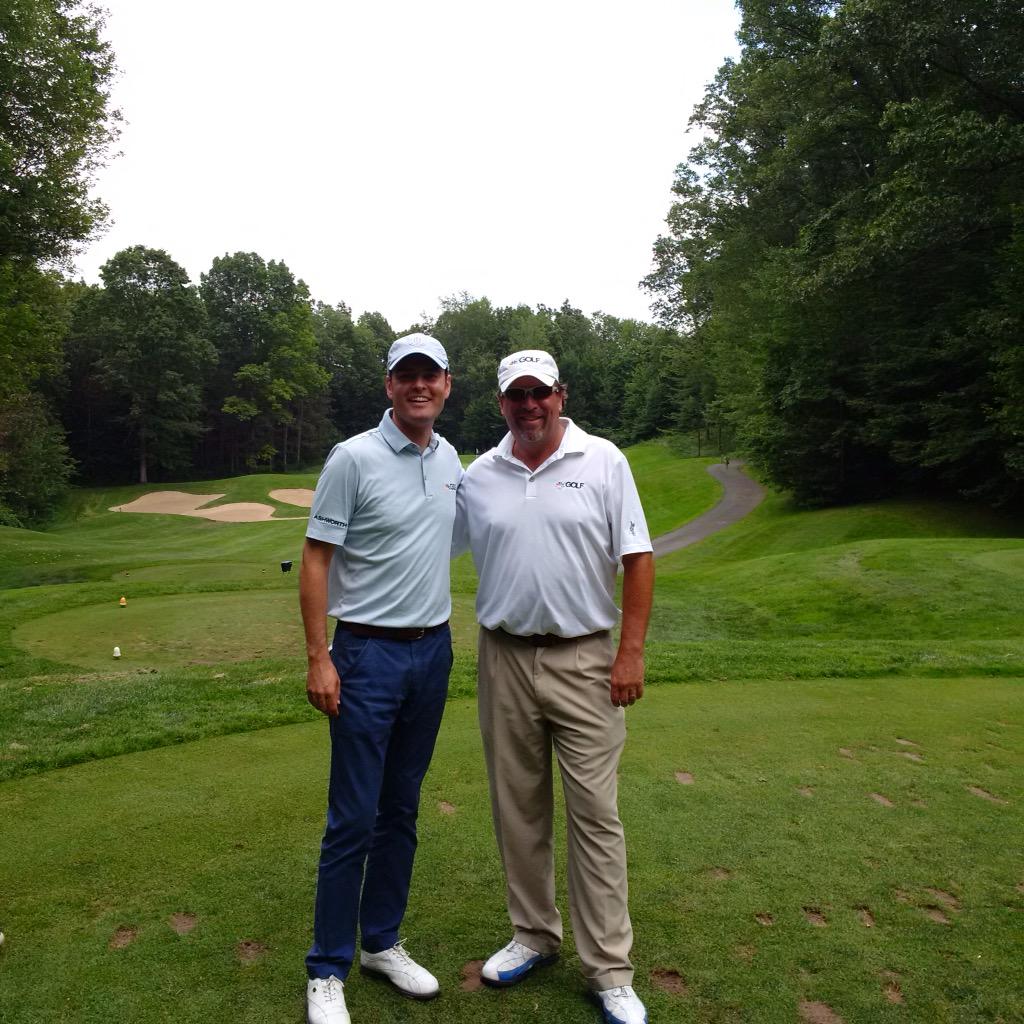 First time playing with Jim @GallagherJr since I was a kid...except this time it was in person not in a video game