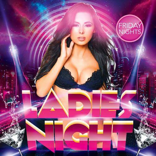 Tonight and every Friday night. Ladies 18+ get free cover and two free drinks till midnight. #clublavela #ladiesnight