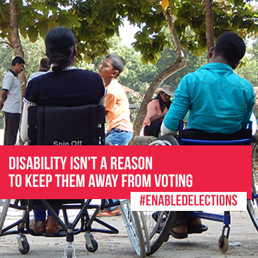enabledelection's tweet photo. Will you pledge to make it happen too?
#GenElecSL #EnabledElections #Lka #TheirVoteCounts  #AbleTheirVotes http://t.co/8X11UNEuHo
