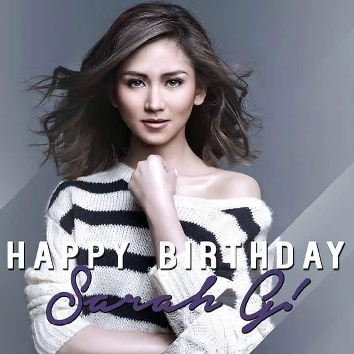 Happy birthday sarah geronimo 