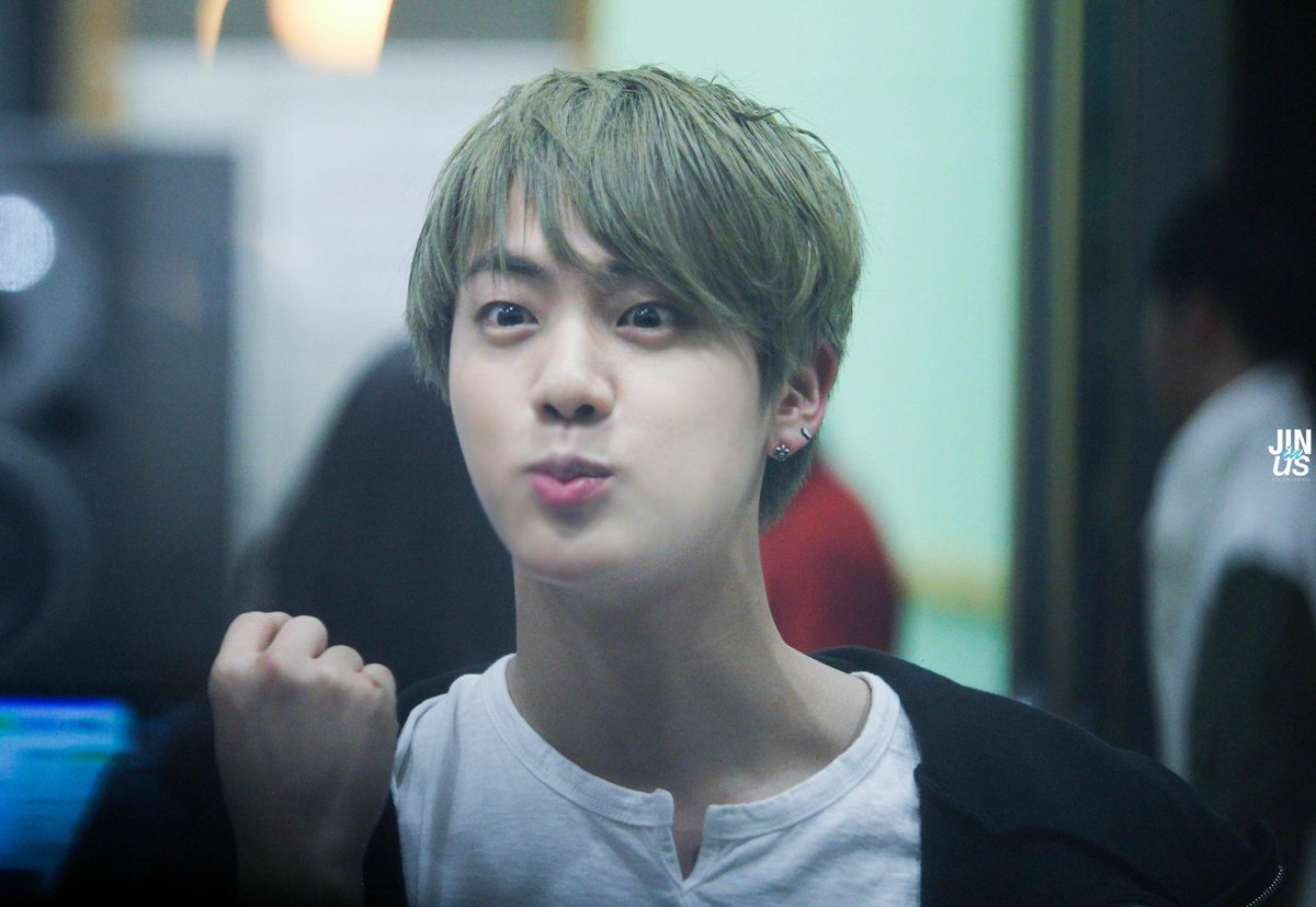 JIN in us on Twitter "BTS Jin 진 석진 귀여움 햄찌 BTS_twt 햄찌^3^! http