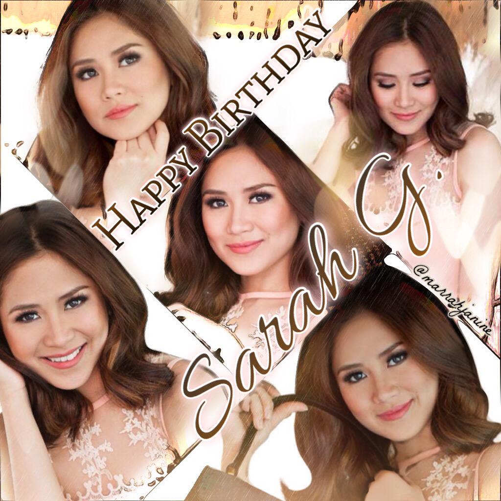  You\re my end and my beginning... Happy Birthday Sarah Geronimo !   