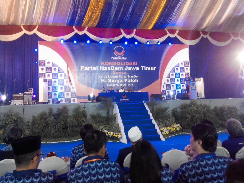 DPWNasdemJatim's tweet photo. Kegiatan Konsolidasi hari ini diselenggarakan di Jatim Expo Surabaya. http://t.co/6mecq47Bmn