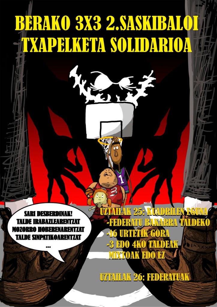 berako3x3's tweet photo. Iritsi da eguna!! Ready to Rock&amp;Roll?!? Lainoak joan bezain pronto ailetuko gara gu!  #SweetNightmareBasketParty http://t.co/6NZuXOobGx