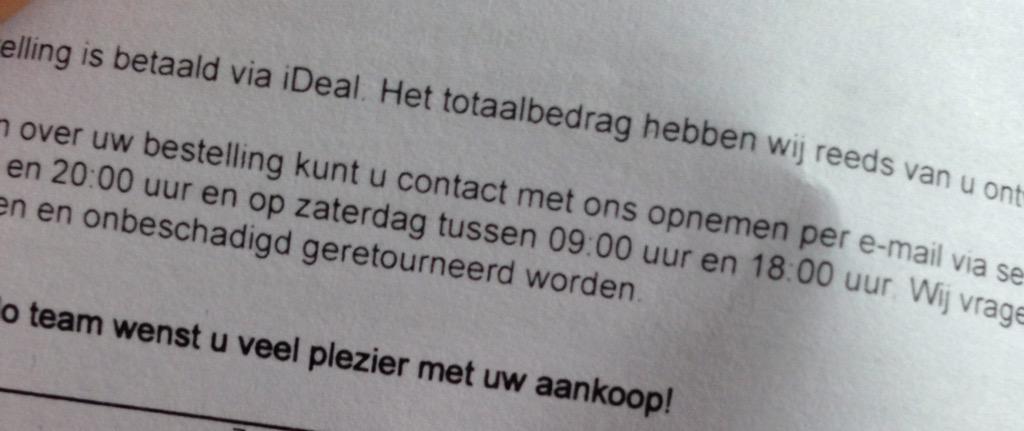n3nn3n's tweet photo. @ZalandoNL de openingstijd klopt niet van de klantenservice! Jullie zijn vanaf 10 uur bereikbaar 🙈 http://t.co/HAyBaim29L
