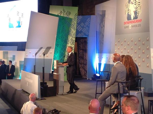 NationFmKE's tweet image. #Niaje! - @POTUS #GES2015Kenya #ObamaInKenya