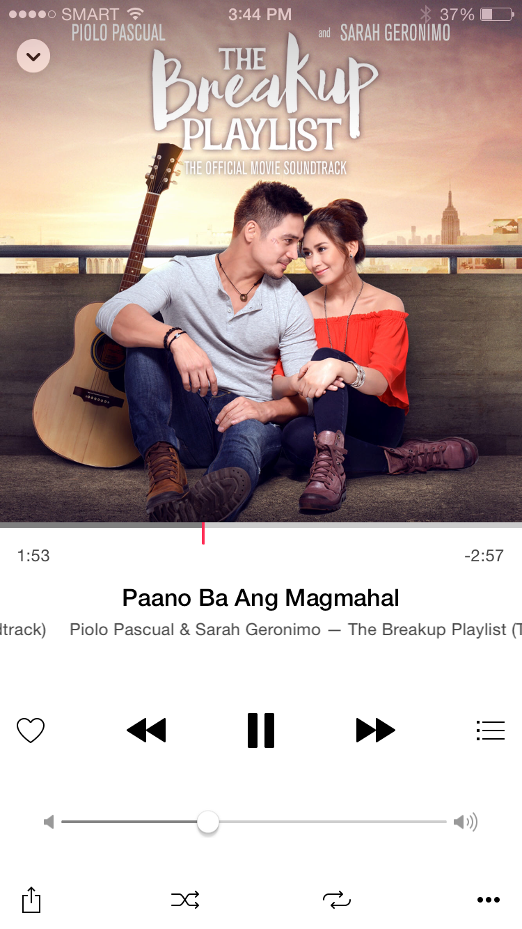 Saturday afternoon jam.

Happy Birthday Sarah Geronimo!    