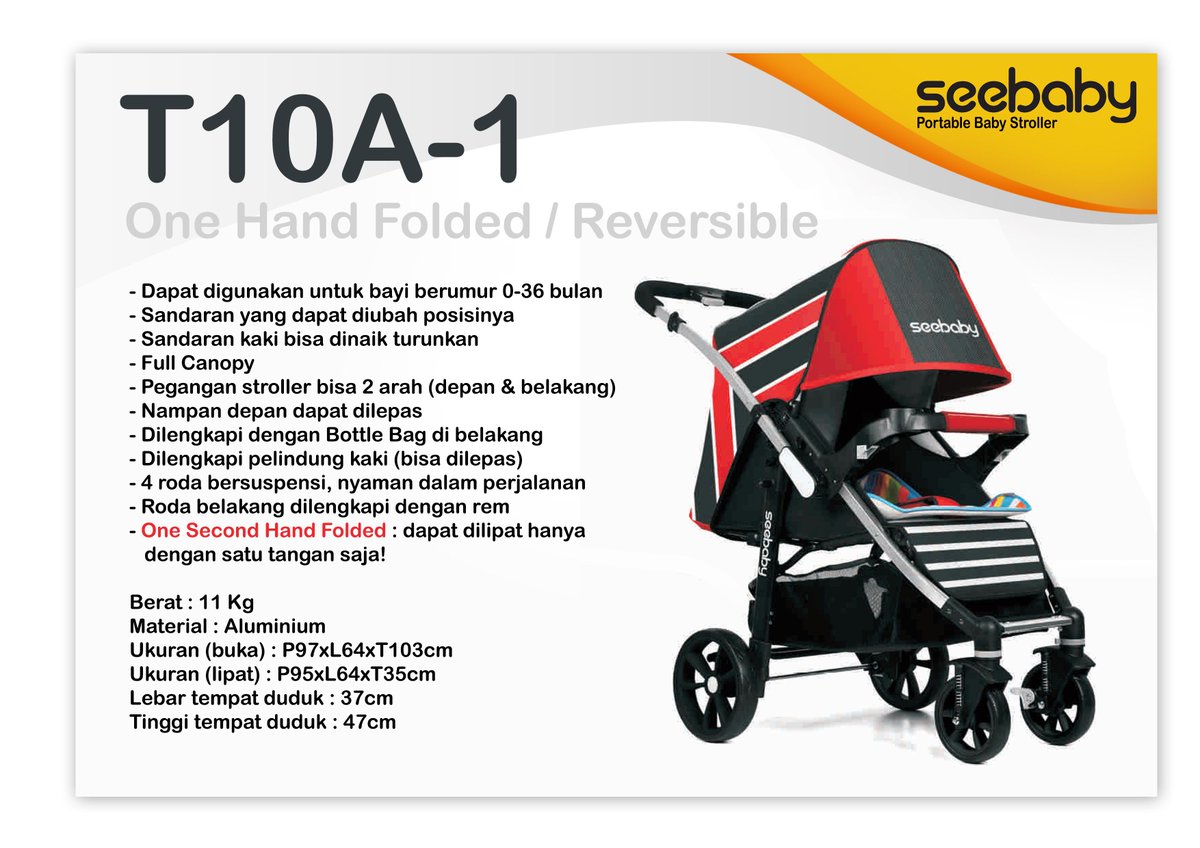 stroller depan belakang