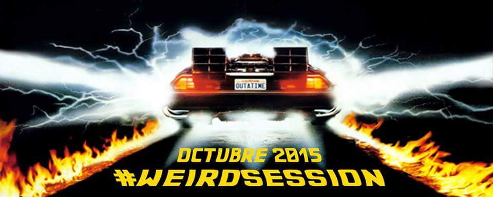 VideoclubWeird's tweet photo. En octubre vuelven las #WeirdSessions con #RegresoAlFuturo #BackToTheFuture http://t.co/LTK1K4Nlpc