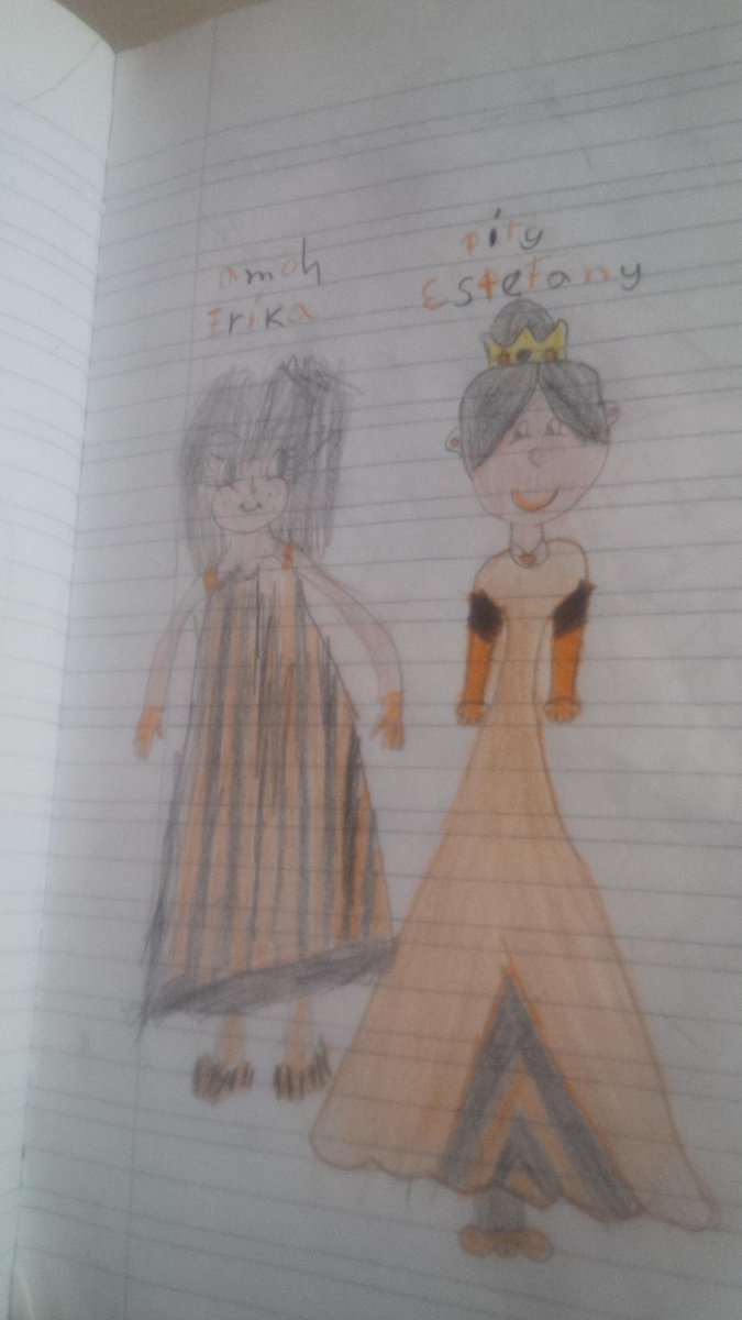 ed_win_scout's tweet photo. Un autorretrato de mis Hermanas hecho por Estefany jejeje #Sisters #Cute #Kawaii #Draw http://t.co/psDRatQxYP