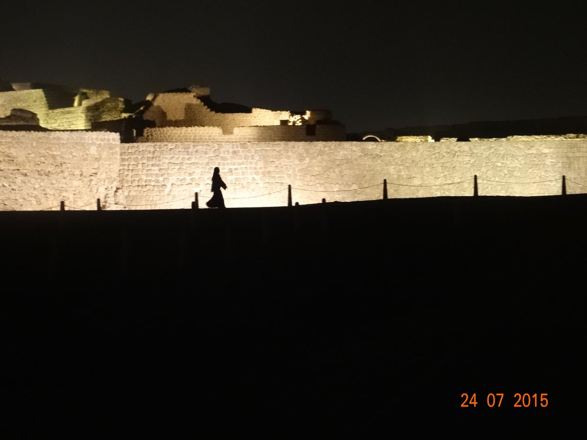 wa7adnoory's tweet photo. #Bahrain_Fort a tranquil walk http://t.co/W8vjpnuzHT