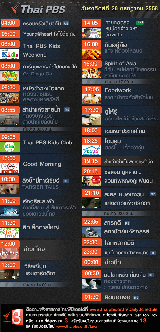 ThaiPBS's tweet photo. พรุ่งนี้มีอะไร (26 ก.ค.58) 14.05 น. ชมการถ่ายทอดสด หนูน้อยเจ้าเวหา นัดพิเศษ เฉลิมพระเกียรติฯ #ThaiPBS http://t.co/eqiWwm3KSY
