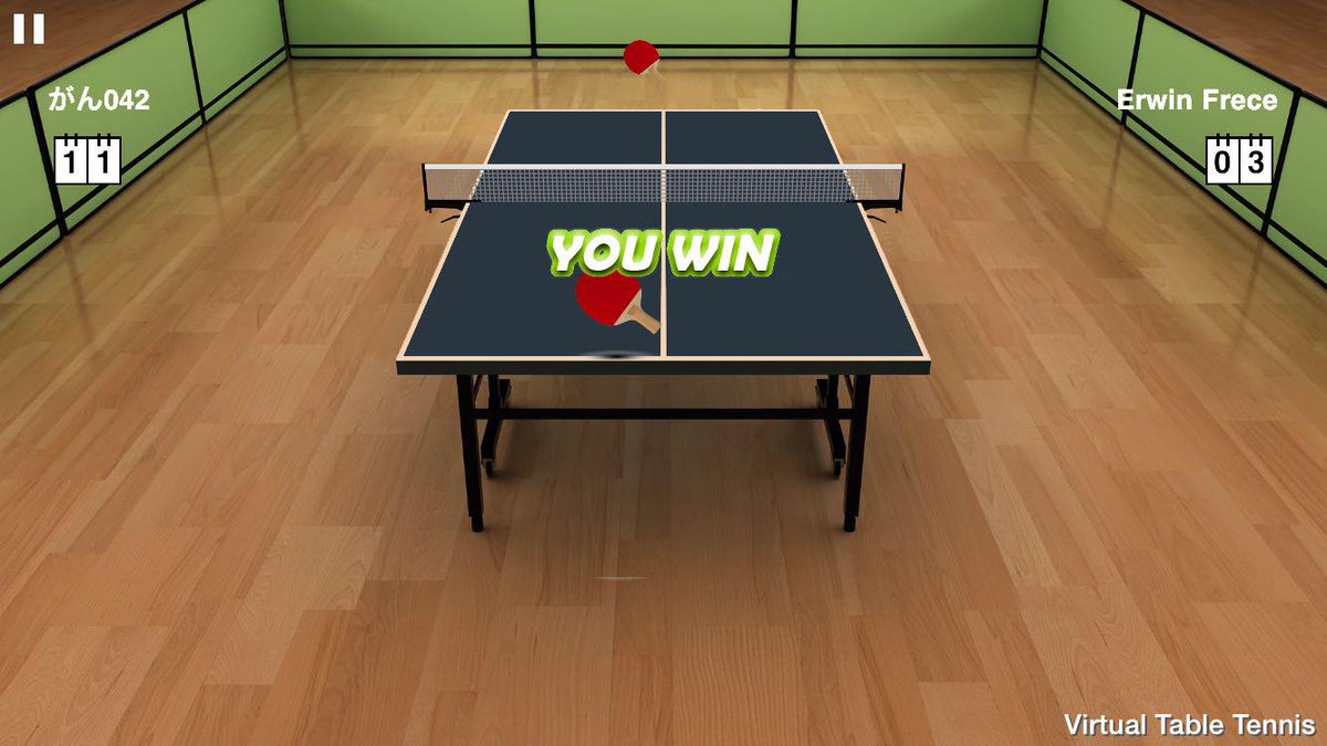 Recommend #VirtualTableTennis. iPhone:bit.ly/lzdCb0 Android:bit.ly/1kOkwgH